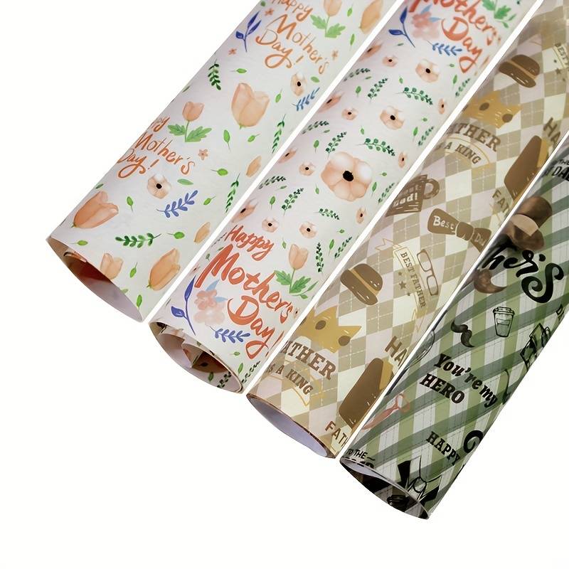 Party Gift Packaging Matte White Cowhide Wrapping Paper - Temu Philippines